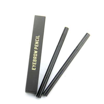 New arrive 2 color waterproof automatic eyebrow pencil with brush private label